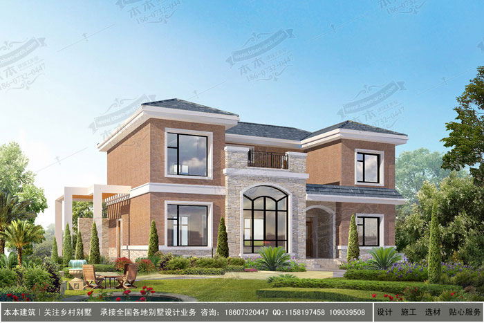 農(nóng)村自建二層鄉(xiāng)村低造價(jià)別墅設(shè)計(jì)