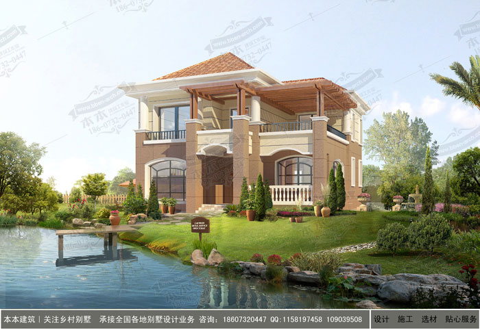 二層小別墅設(shè)計(jì)—自建鄉(xiāng)村房屋設(shè)計(jì)圖紙