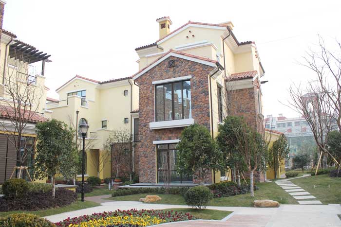 農(nóng)村三層西班牙自建別墅設(shè)計(jì)_效果圖施工圖